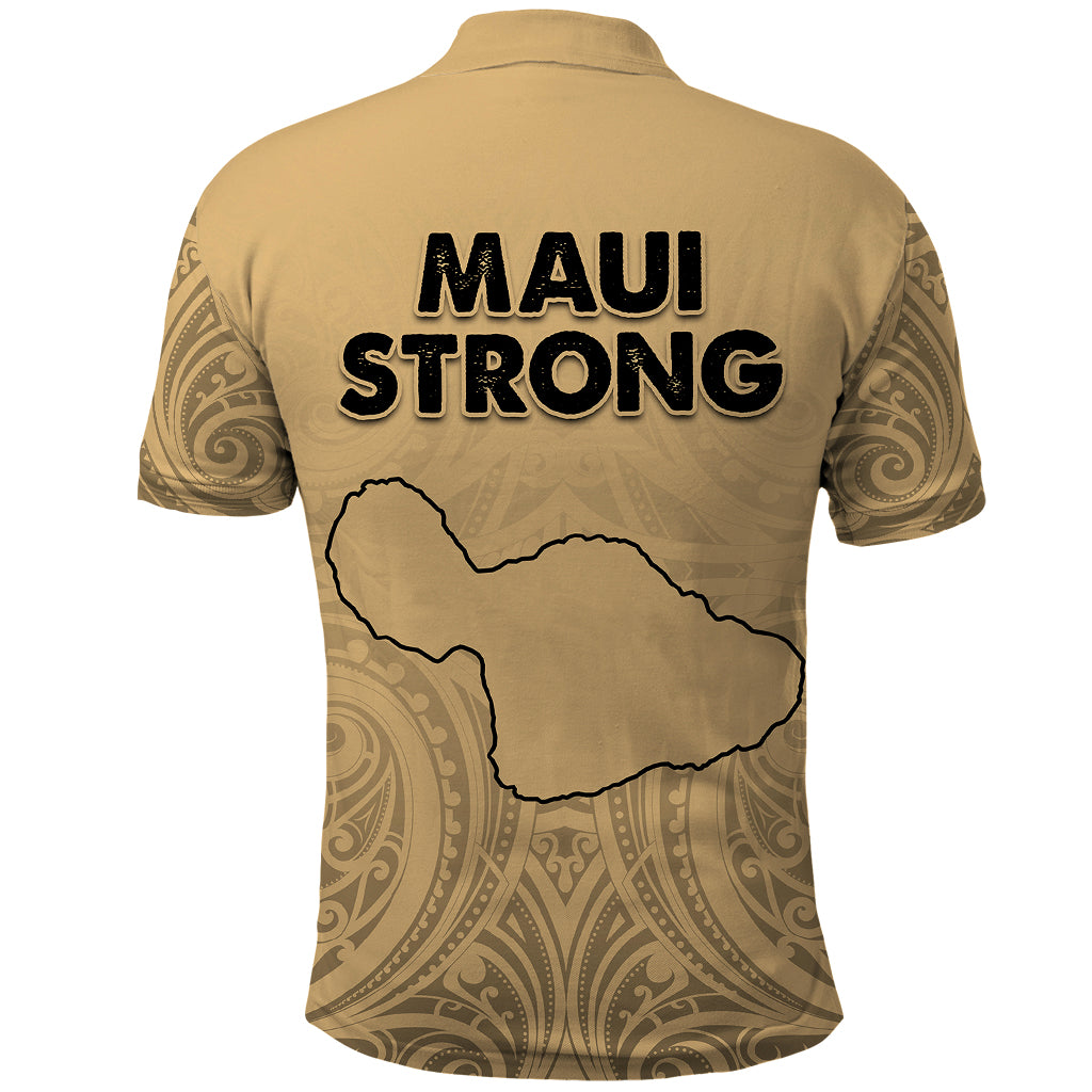 Hawaii Strong Maui Wildfire Polo Shirt No3 - Wonder Print Shop
