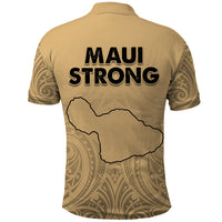 Hawaii Strong Maui Wildfire Polo Shirt No3 - Wonder Print Shop