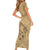 Hawaii Strong Maui Wildfire Short Sleeve Bodycon Dress No3 - Wonder Print Shop