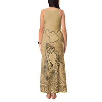 Hawaii Strong Maui Wildfire Tank Maxi Dress No3 - Wonder Print Shop