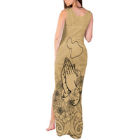 Hawaii Strong Maui Wildfire Tank Maxi Dress No3 - Wonder Print Shop