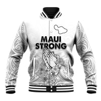Hawaii Strong Maui Wildfire Baseball Jacket No4 LT9 - Wonder Print Shop