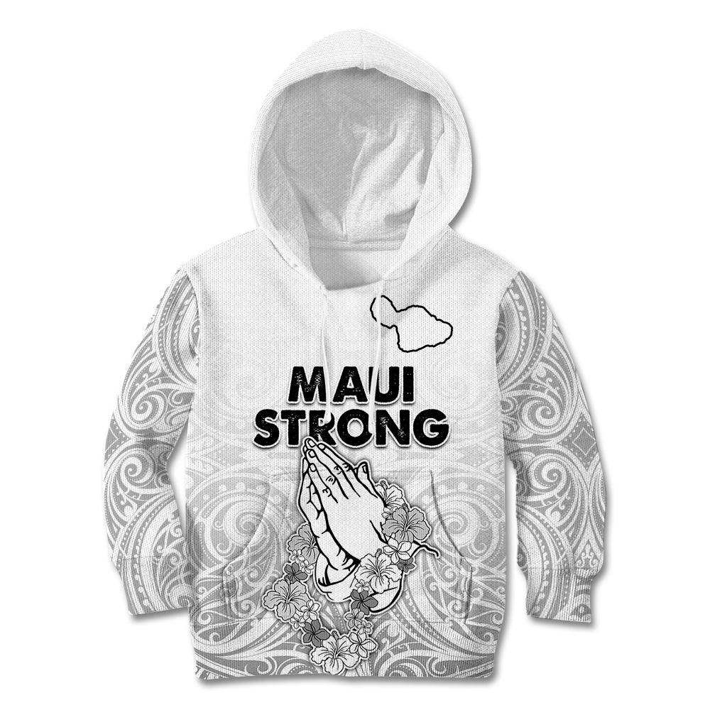 Hawaii Strong Maui Wildfire Kid Hoodie No4 - Wonder Print Shop