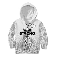 Hawaii Strong Maui Wildfire Kid Hoodie No4 - Wonder Print Shop