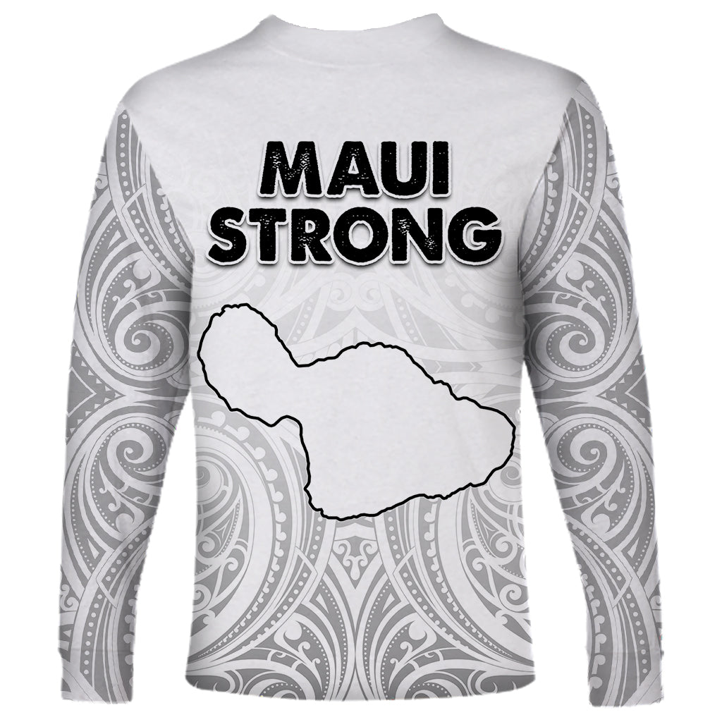 Hawaii Strong Maui Wildfire Long Sleeve Shirt No4 - Wonder Print Shop