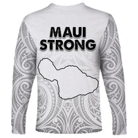 Hawaii Strong Maui Wildfire Long Sleeve Shirt No4 - Wonder Print Shop