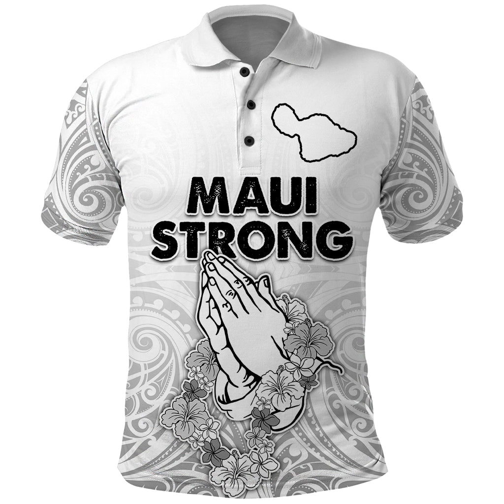 Hawaii Strong Maui Wildfire Polo Shirt No4 - Wonder Print Shop