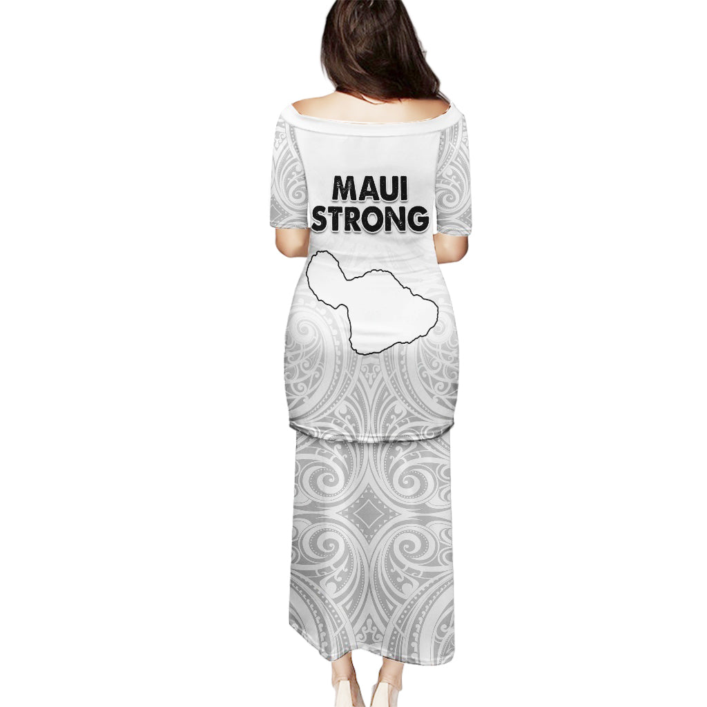 Hawaii Strong Maui Wildfire Puletasi No4 - Wonder Print Shop