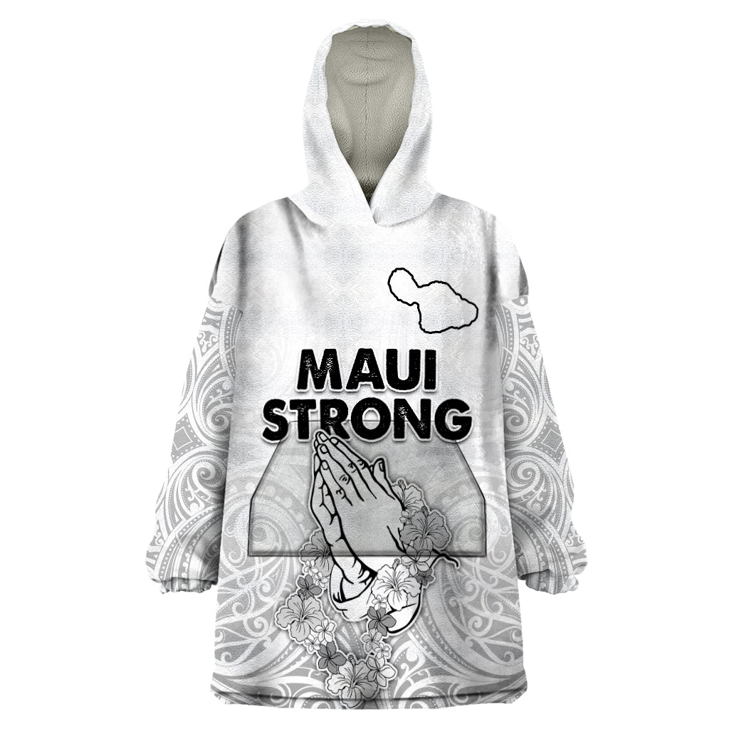 Hawaii Strong Maui Wildfire Wearable Blanket Hoodie No4 - Wonder Print Shop