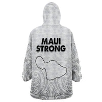 Hawaii Strong Maui Wildfire Wearable Blanket Hoodie No4 - Wonder Print Shop