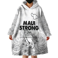 Hawaii Strong Maui Wildfire Wearable Blanket Hoodie No4 - Wonder Print Shop
