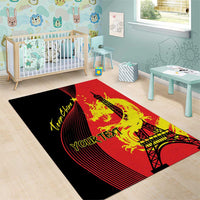 Personalized China Summer Sport Area Rug Dragon With Eiffel Tower Go Paris 2024 LT9 - Wonder Print Shop