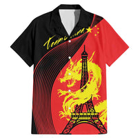 Personalized China Summer Sport Family Matching Mermaid Dress and Hawaiian Shirt Dragon With Eiffel Tower Go Paris 2024 LT9 - Wonder Print Shop