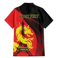 Personalized China Summer Sport Family Matching Mermaid Dress and Hawaiian Shirt Dragon With Eiffel Tower Go Paris 2024 LT9 - Wonder Print Shop