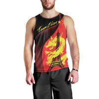 Personalized China Summer Sport Men Tank Top Dragon With Eiffel Tower Go Paris 2024 - Wonder Print Shop