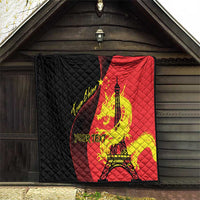 Personalized China Summer Sport Quilt Dragon With Eiffel Tower Go Paris 2024 - Wonder Print Shop