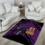 Custom Caribbean Cricket Trinidad and Tobago Cricket Area Rug TKR Champions 2025 Purple Edition - Wonder Print Shop
