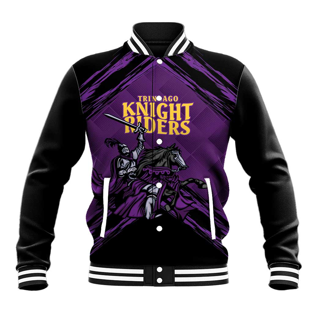 Custom Caribbean Cricket Trinidad and Tobago Cricket Baseball Jacket TKR Champions 2025 Purple Edition - Wonder Print Shop