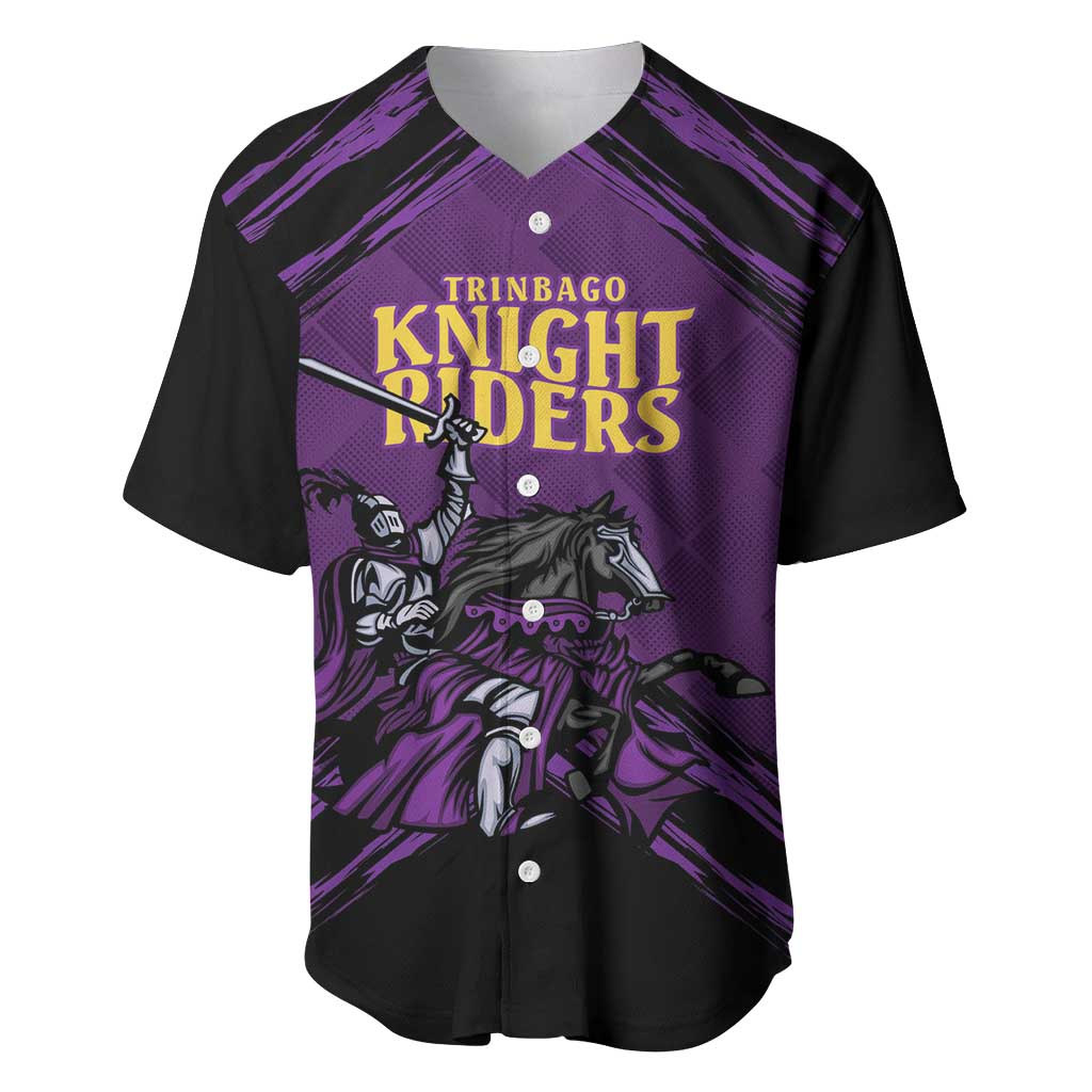 Custom Caribbean Cricket Trinidad and Tobago Cricket Baseball Jersey TKR Champions 2025 Purple Edition - Wonder Print Shop