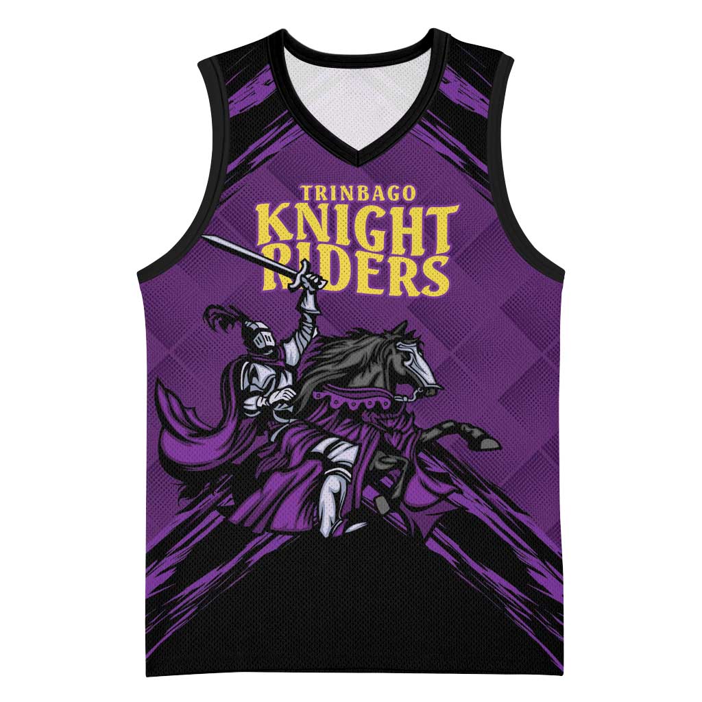 Custom Caribbean Cricket Trinidad and Tobago Cricket Basketball Jersey TKR Champions 2025 Purple Edition - Wonder Print Shop