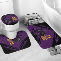 Custom Caribbean Cricket Trinidad and Tobago Cricket Bathroom Set TKR Champions 2025 Purple Edition - Wonder Print Shop