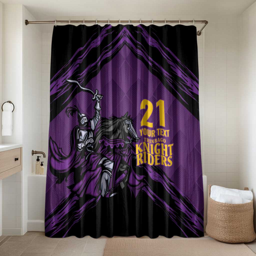 Custom Caribbean Cricket Trinidad and Tobago Cricket Bathroom Set TKR Champions 2025 Purple Edition - Wonder Print Shop