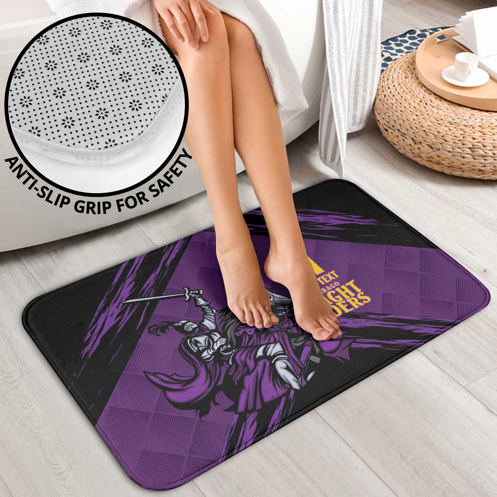 Custom Caribbean Cricket Trinidad and Tobago Cricket Bathroom Set TKR Champions 2025 Purple Edition - Wonder Print Shop