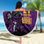 Custom Caribbean Cricket Trinidad and Tobago Cricket Beach Blanket TKR Champions 2025 Purple Edition - Wonder Print Shop