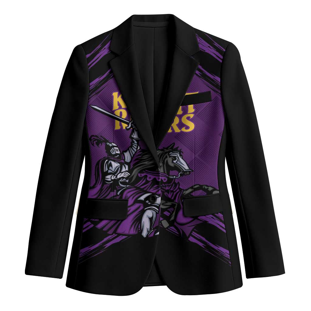 Custom Caribbean Cricket Trinidad and Tobago Cricket Blazer TKR Champions 2025 Purple Edition - Wonder Print Shop