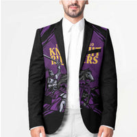 Custom Caribbean Cricket Trinidad and Tobago Cricket Blazer TKR Champions 2025 Purple Edition - Wonder Print Shop