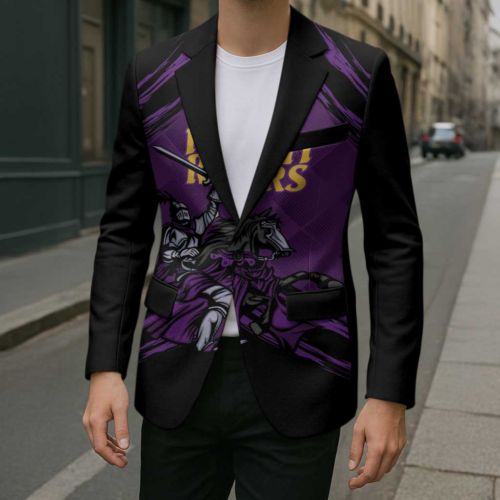 Custom Caribbean Cricket Trinidad and Tobago Cricket Blazer TKR Champions 2025 Purple Edition - Wonder Print Shop