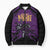 Custom Caribbean Cricket Trinidad and Tobago Cricket Bomber Puffer Jacket TKR Champions 2025 Purple Edition - Wonder Print Shop