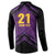 Custom Caribbean Cricket Trinidad and Tobago Cricket Button Sweatshirt TKR Champions 2025 Purple Edition - Wonder Print Shop