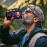 Custom Caribbean Cricket Trinidad and Tobago Cricket 4 in 1 Can Cooler Tumbler TKR Champions 2025 Purple Edition - Wonder Print Shop