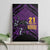 Custom Caribbean Cricket Trinidad and Tobago Cricket Canvas Wall Art TKR Champions 2025 Purple Edition - Wonder Print Shop