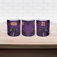 Custom Caribbean Cricket Trinidad and Tobago Cricket Ceramic Mug TKR Champions 2025 Purple Edition - Wonder Print Shop