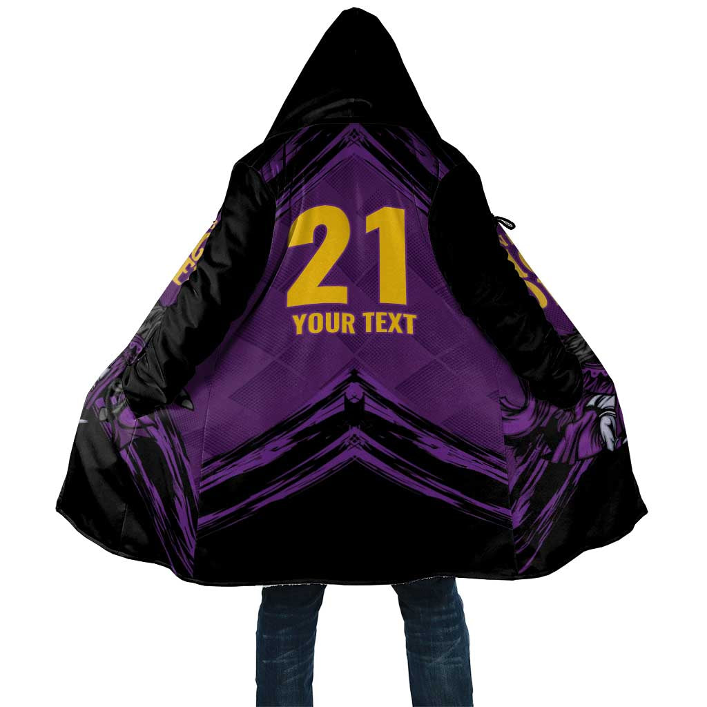 Custom Caribbean Cricket Trinidad and Tobago Cricket Cloak TKR Champions 2025 Purple Edition - Wonder Print Shop