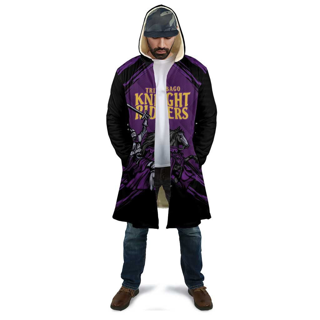 Custom Caribbean Cricket Trinidad and Tobago Cricket Cloak TKR Champions 2025 Purple Edition - Wonder Print Shop