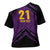 Custom Caribbean Cricket Trinidad and Tobago Cricket Cross Shoulder Shirt TKR Champions 2025 Purple Edition - Wonder Print Shop