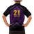 Custom Caribbean Cricket Trinidad and Tobago Cricket Family Matching Mermaid Dress and Hawaiian Shirt TKR Champions 2025 Purple Edition - Wonder Print Shop
