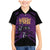 Custom Caribbean Cricket Trinidad and Tobago Cricket Family Matching Mermaid Dress and Hawaiian Shirt TKR Champions 2025 Purple Edition - Wonder Print Shop