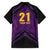 Custom Caribbean Cricket Trinidad and Tobago Cricket Family Matching Short Sleeve Bodycon Dress and Hawaiian Shirt TKR Champions 2025 Purple Edition - Wonder Print Shop