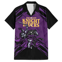 Custom Caribbean Cricket Trinidad and Tobago Cricket Hawaiian Shirt TKR Champions 2025 Purple Edition - Wonder Print Shop