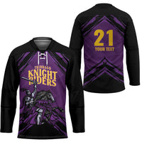 Custom Caribbean Cricket Trinidad and Tobago Cricket Hockey Jersey TKR Champions 2025 Purple Edition - Wonder Print Shop