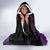 Custom Caribbean Cricket Trinidad and Tobago Cricket Hooded Blanket TKR Champions 2025 Purple Edition - Wonder Print Shop