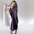 Custom Caribbean Cricket Trinidad and Tobago Cricket Hooded Blanket TKR Champions 2025 Purple Edition - Wonder Print Shop