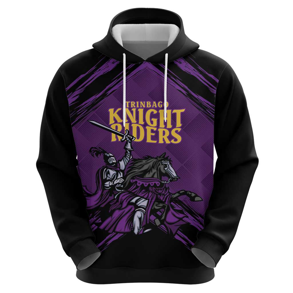 Custom Caribbean Cricket Trinidad and Tobago Cricket Hoodie TKR Champions 2025 Purple Edition - Wonder Print Shop