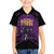 Custom Caribbean Cricket Trinidad and Tobago Cricket Kid Hawaiian Shirt TKR Champions 2025 Purple Edition - Wonder Print Shop