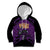 Custom Caribbean Cricket Trinidad and Tobago Cricket Kid Hoodie TKR Champions 2025 Purple Edition - Wonder Print Shop
