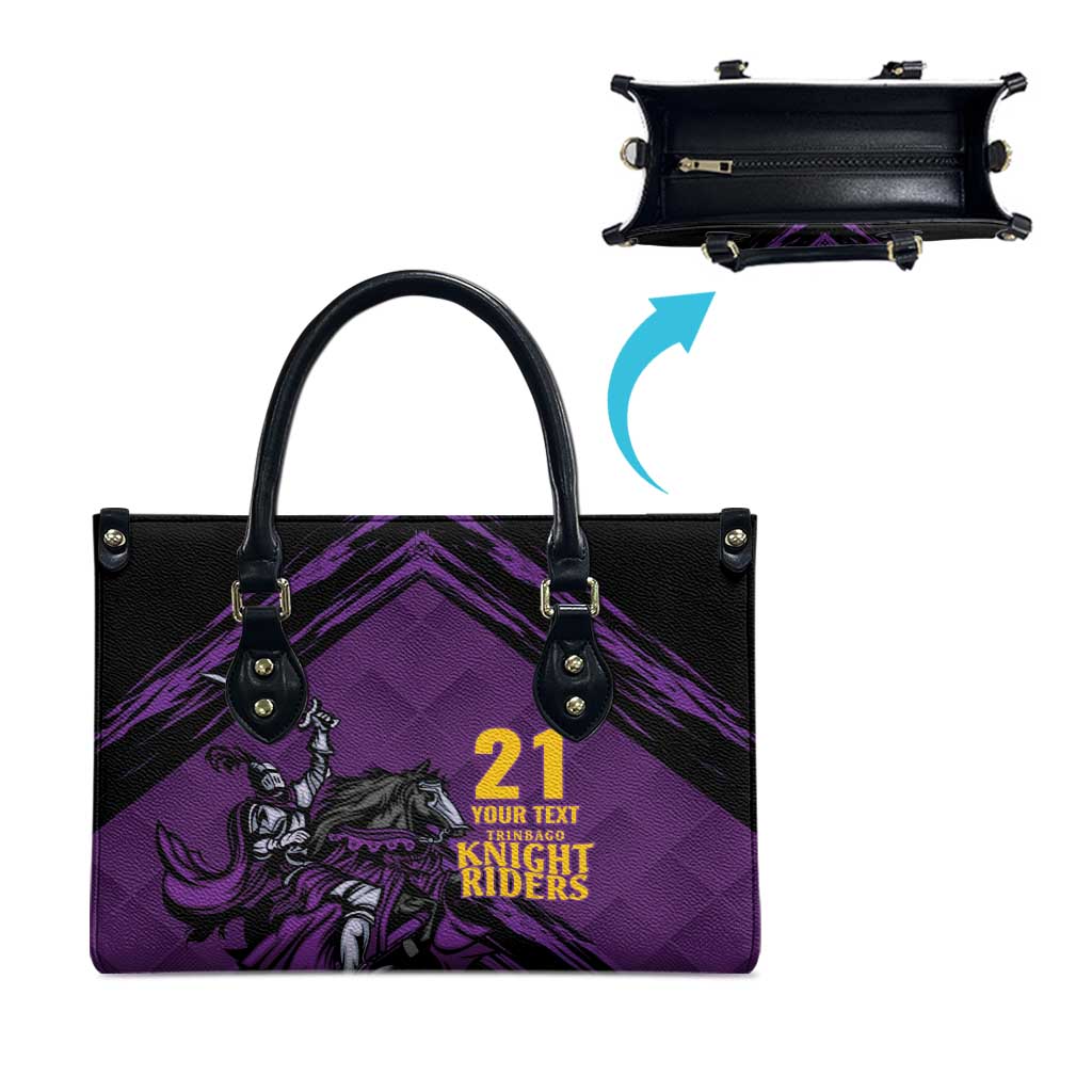 Custom Caribbean Cricket Trinidad and Tobago Cricket Leather Bag TKR Champions 2025 Purple Edition - Wonder Print Shop